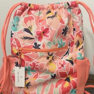 Vera Bradley Pink Drawstring Backpack